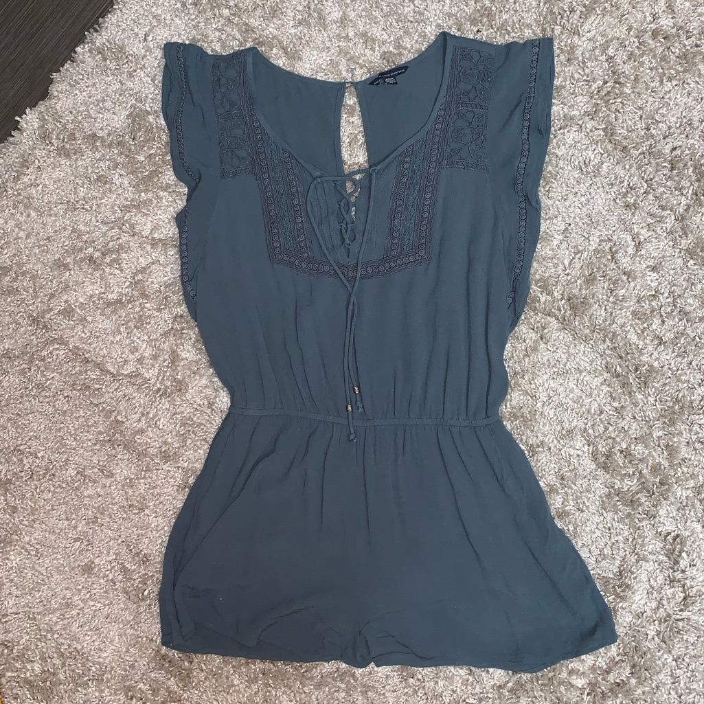 Dark Teal Romper!!!! Size M From Ae
